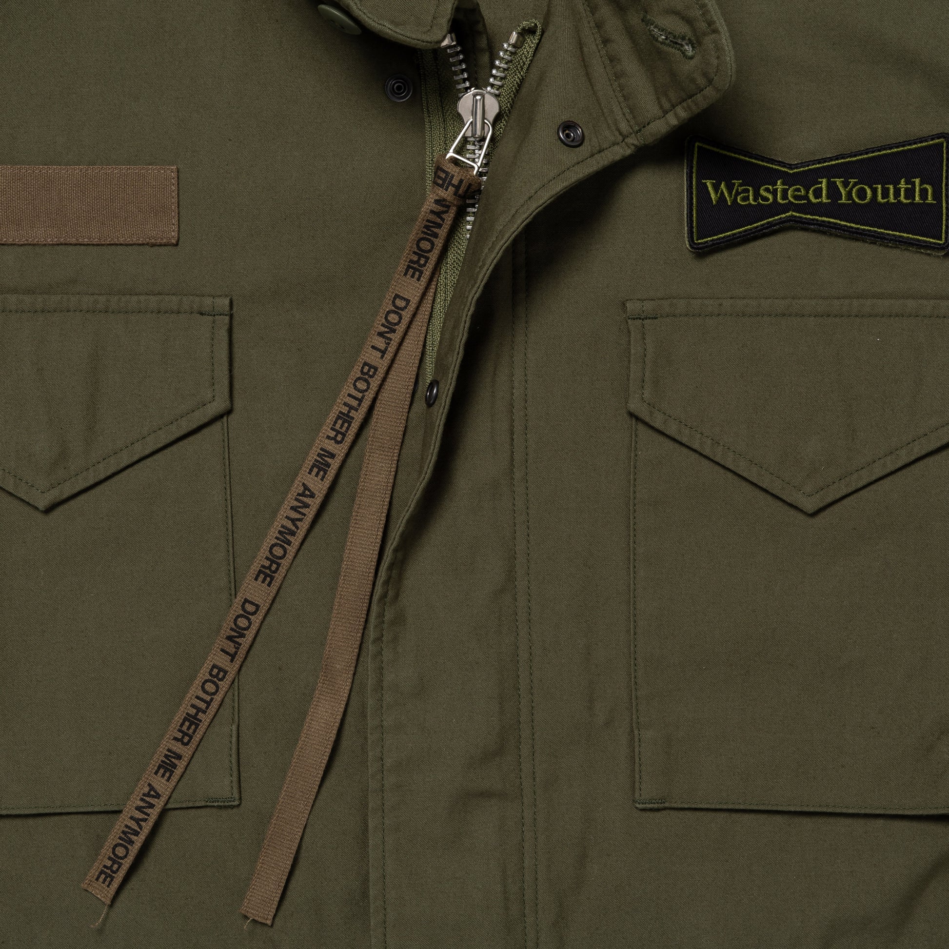 Wasted youth MILITARY JACKET OD-C
